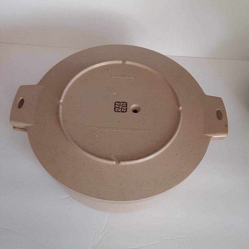 Littonware Crock w/Lid Micro,Conventional, Convection One Pot Meals